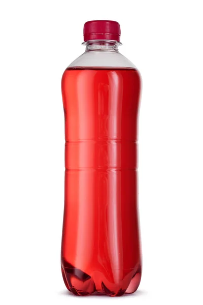 白に単離されたソーダのプラスチックボトル — ストック写真