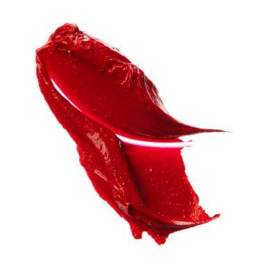 Ruj lekesi örneği beyaz arkaplanda izole edildi