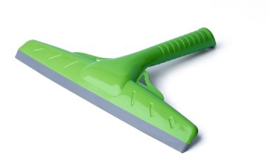 Beyazda izole edilmiş pencereler için temizlik aracı