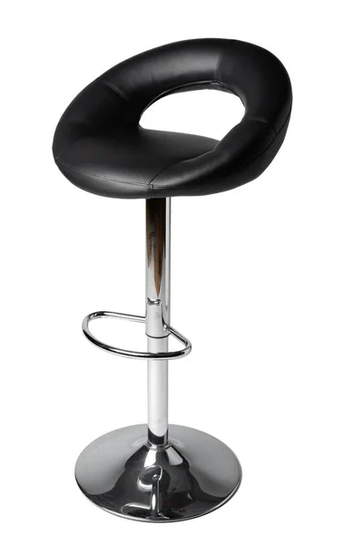 High soft bar stool isolated on white — Stock Photo, Image