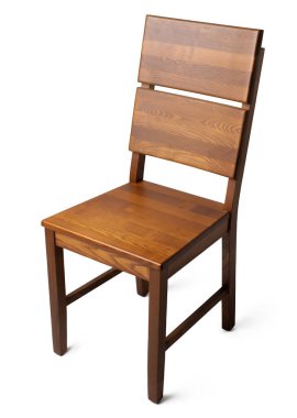 Beyazın üzerinde izole edilmiş rahat bir sandalye. Stüdyo çekimi