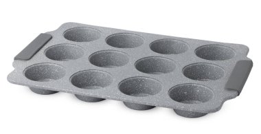 Beyaz üzerine izole edilmiş yeni seramik fırın tabağı