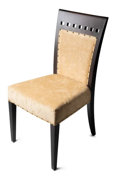 Klasyczny fotel retro izolowany na białym tle — Zdjęcie stockowe