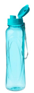 Beyaz şarap için boş plastik şişe.