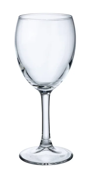 Пустой стакан на белом фоне — стоковое фото