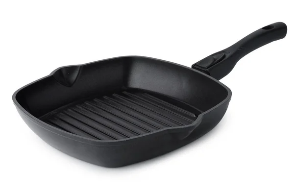 New ceramic non stick frying pan on white background — Stock Photo, Image