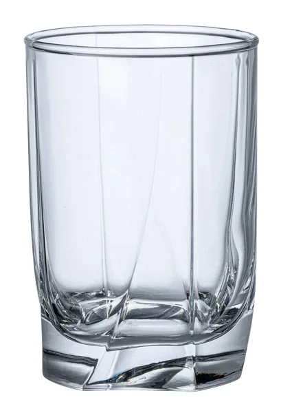 Empty new glass isolated on white background — Stock Photo, Image