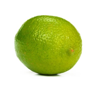 Beyaz arka planda limon turunçgil meyvesi