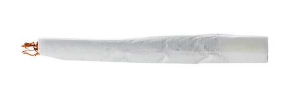 One unlit cigarette isolated on white background — Stock Photo, Image