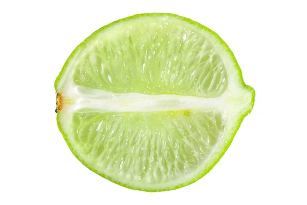 Lime diisolasi dengan latar belakang putih. Foto berkualitas tinggi — Stok Foto