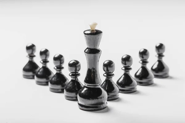 Schach isoliert auf weißem Hintergrund. Hochwertiges Foto — Stockfoto