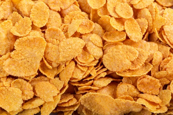 Corn flakes assortment as a background copy space — Stock Photo, Image