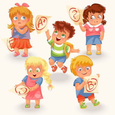 Okul ve işaretleri Icons set