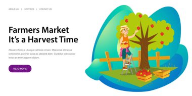 Çiftçilerin hasat zamanı banner Pazar