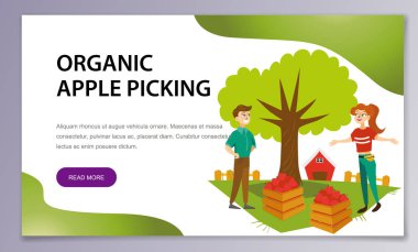 Malzeme çekme meyve yatay banner hasat