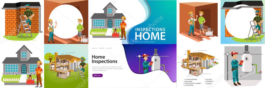 Home inspection rendered services