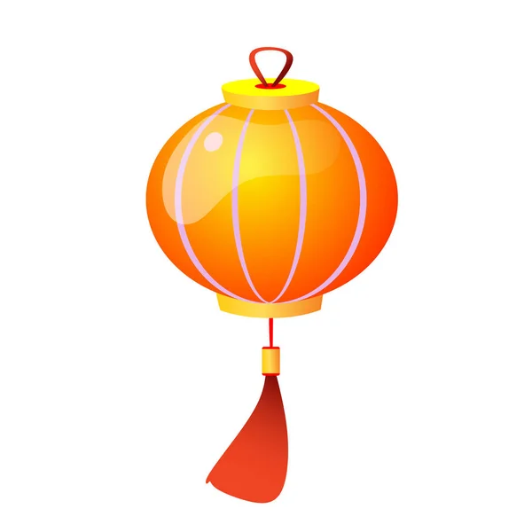 Chinois et chinois papier festival lanternes illustrations vectorielles — Image vectorielle