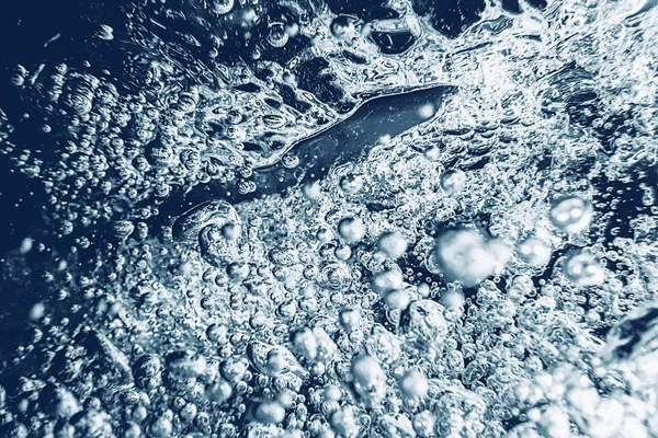 Підводні Бульбашки Абстрактний Фон Повітряні Бульбашки Водному Тлі — стокове фото