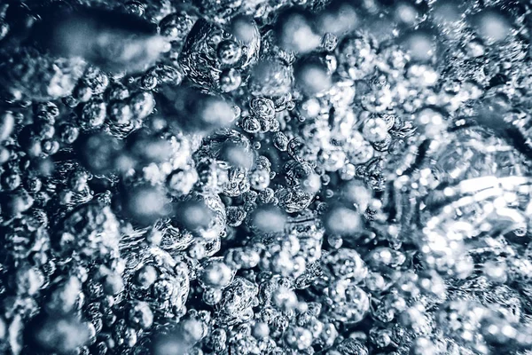 Sualtı kabarcıklar arka plan. Hava kabarcıkları su arka planda.