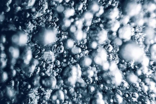 Víz Alatti Buborék Absztrakt Háttér Légbuborékok Víz Háttér — Stock Fotó