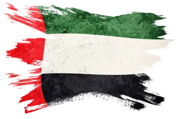 Grunge Bandera Los Eau Bandera Los Emiratos Árabes Unidos Con —  Fotos de Stock