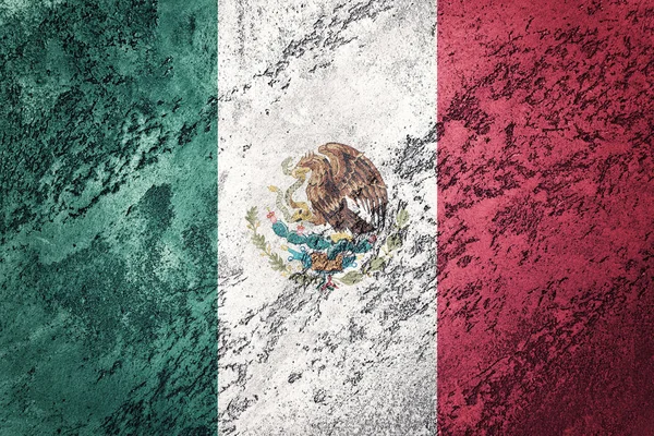 Bandeira México Grunge Bandeira Mexicana Com Textura Grunge — Fotografia de Stock