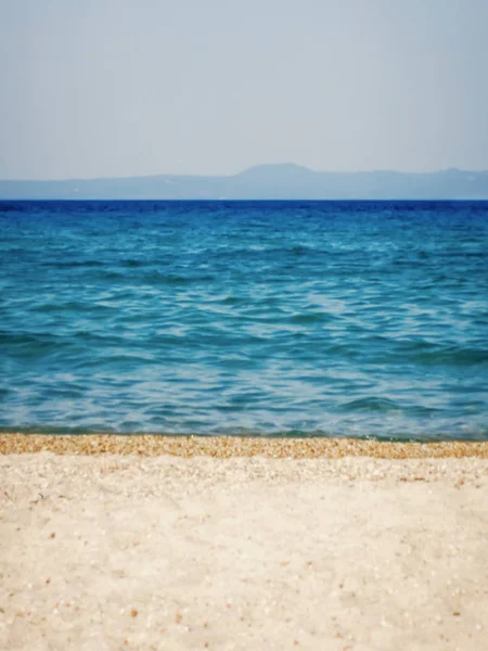 Τροπικό Τοπίο Ουρανός Και Θάλασσα Παραλία Άμμου — Φωτογραφία Αρχείου