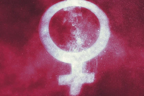 Kobiece Symbol Seksu Streszczenie Tło — Zdjęcie stockowe