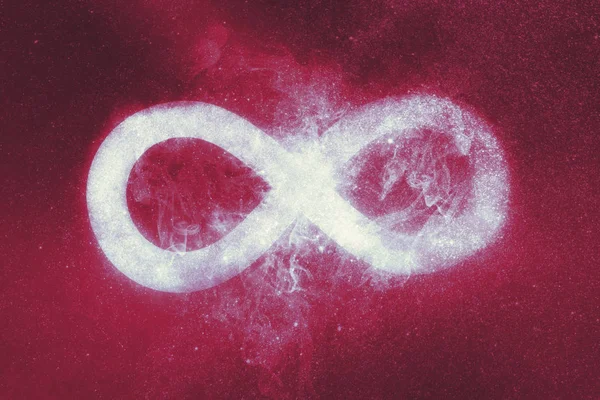 Infinity symbol or sign. Abstract background