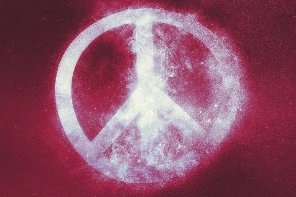 Znak Pokoju Symbol Pokoju Streszczenie Tło — Zdjęcie stockowe