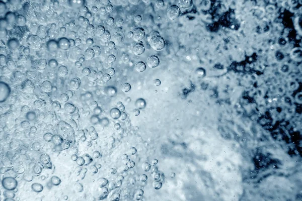Underwater Luftbubblor Bakgrund Närbild Luft Bubblor Bakgrund — Stockfoto