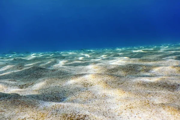 Fundo Mar Arenoso Fundo Subaquático — Fotografia de Stock
