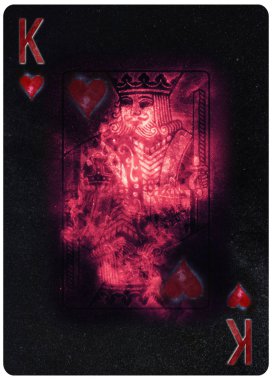 King of Hearts oyun kağıdı arka plan