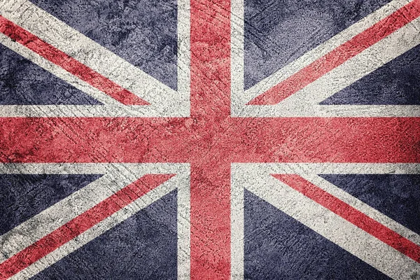 Grunge Great Britain flag. Union Jack flag with grunge texture.