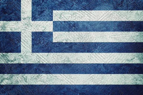 Grunge Bandera Grecia Bandera Grecia Con Textura Grunge —  Fotos de Stock