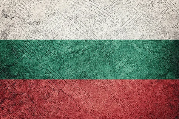 Bandera Grunge Bulgaria Bandera Búlgara Con Textura Grunge — Foto de Stock