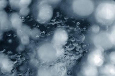 Hava kabarcıkları, su altı kabarcıkları Soyut Arkaplan.