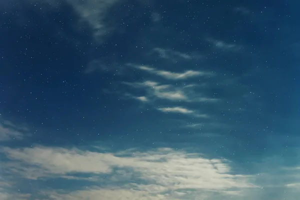 Nachthimmel Hintergründe Mit Sternen Und Wolken — Stockfoto