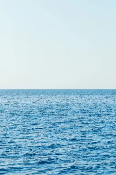 Mar Azul Cielo Despejado Mar Caribe — Foto de Stock