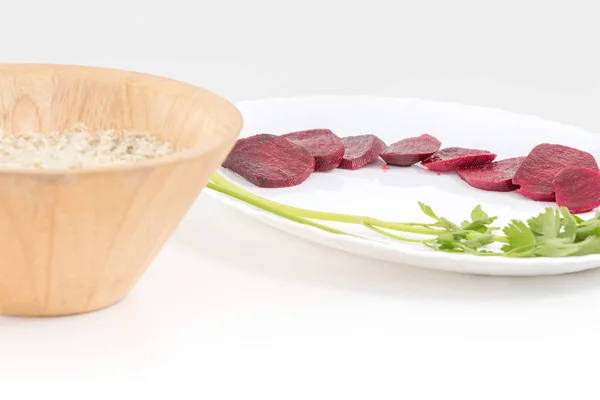 Raw vegan food preparing. Raw food concept  bamboo bowl. Vegan food preparing