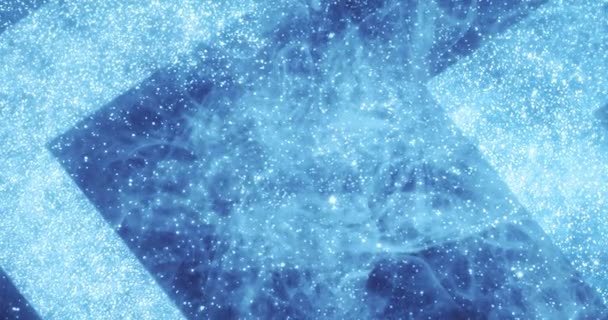 水瓶座十二生肖星座 抽象夜空 — 图库视频影像