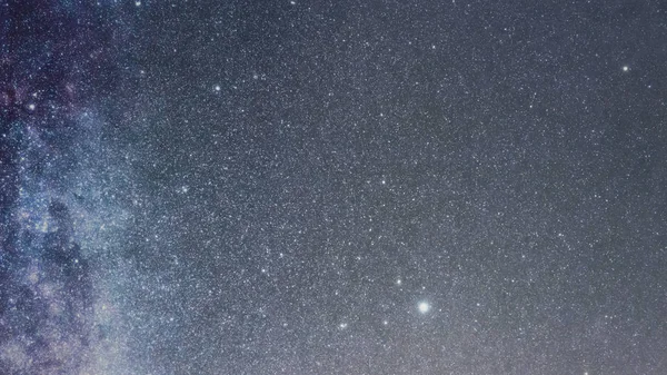 Céu Noturno Com Estrelas Brilhantes Láctea Galáxia — Fotografia de Stock