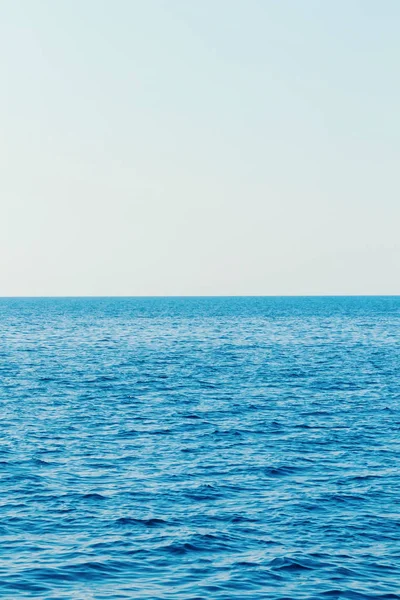 Mar azul y cielo despejado. Mar Caribe . — Foto de Stock