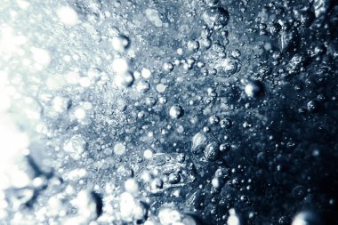 Hava Kabarcıkları, Sualtı Baloncukları Su altı Arkaplanı Özeti.