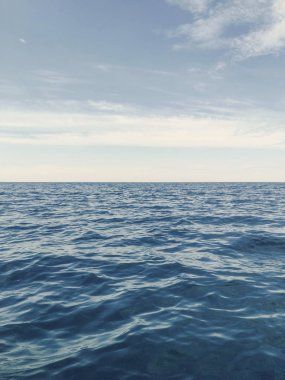 Mavi Okyanus, Su Yüzeyi ve Mavi Gökyüzü