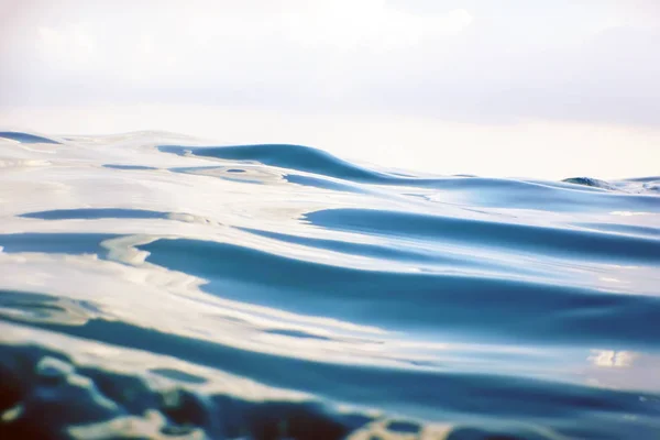 Океанська вода фону, хвиля крупним планом — стокове фото