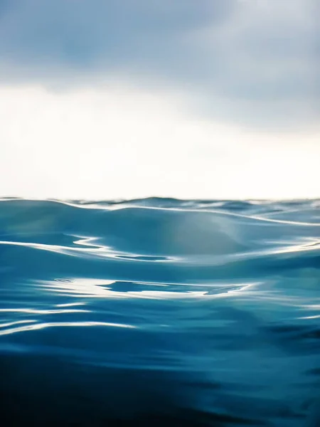 海水背景，波浪特写 — 图库照片