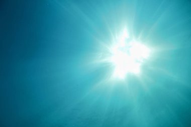 Sualtı Güneş Işığı Su yüzeyinden, Sualtı Arkaplanı