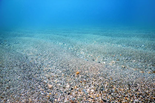 Fondo del mar de arena Fondo submarino, océano azul submarino — Foto de Stock