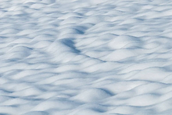 Deep snow drifts Winter background — Stock Photo, Image